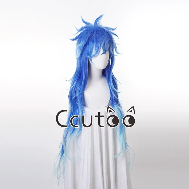 

Idia Shroud Косплей Мужчины 120 см Длинный Вьющийся Синий Парик Косплей Аниме Косплей Термостойкие Синтетические Парики