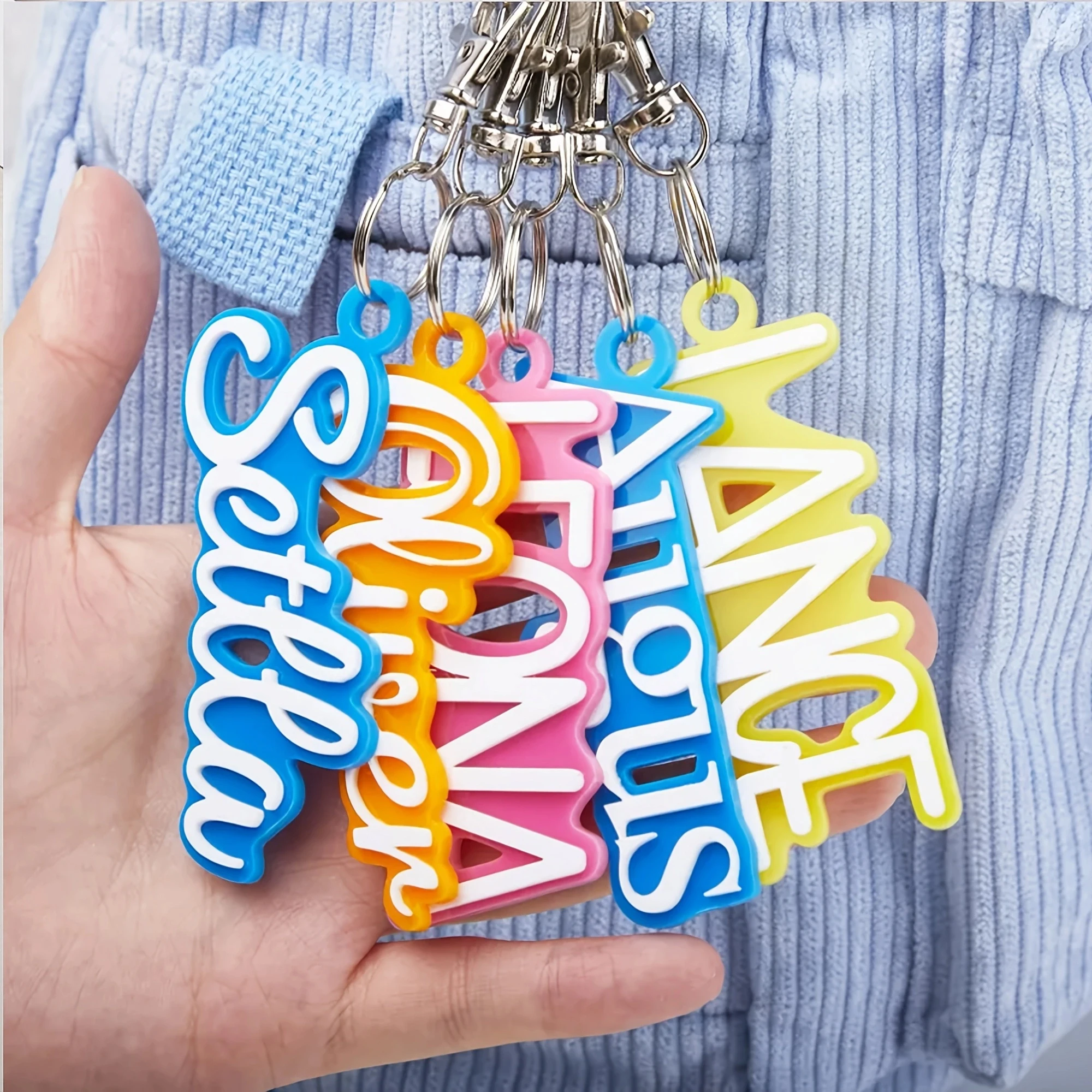 Personalized backpack tags, customized name tags, customized gifts, bag tags, personalized keychains