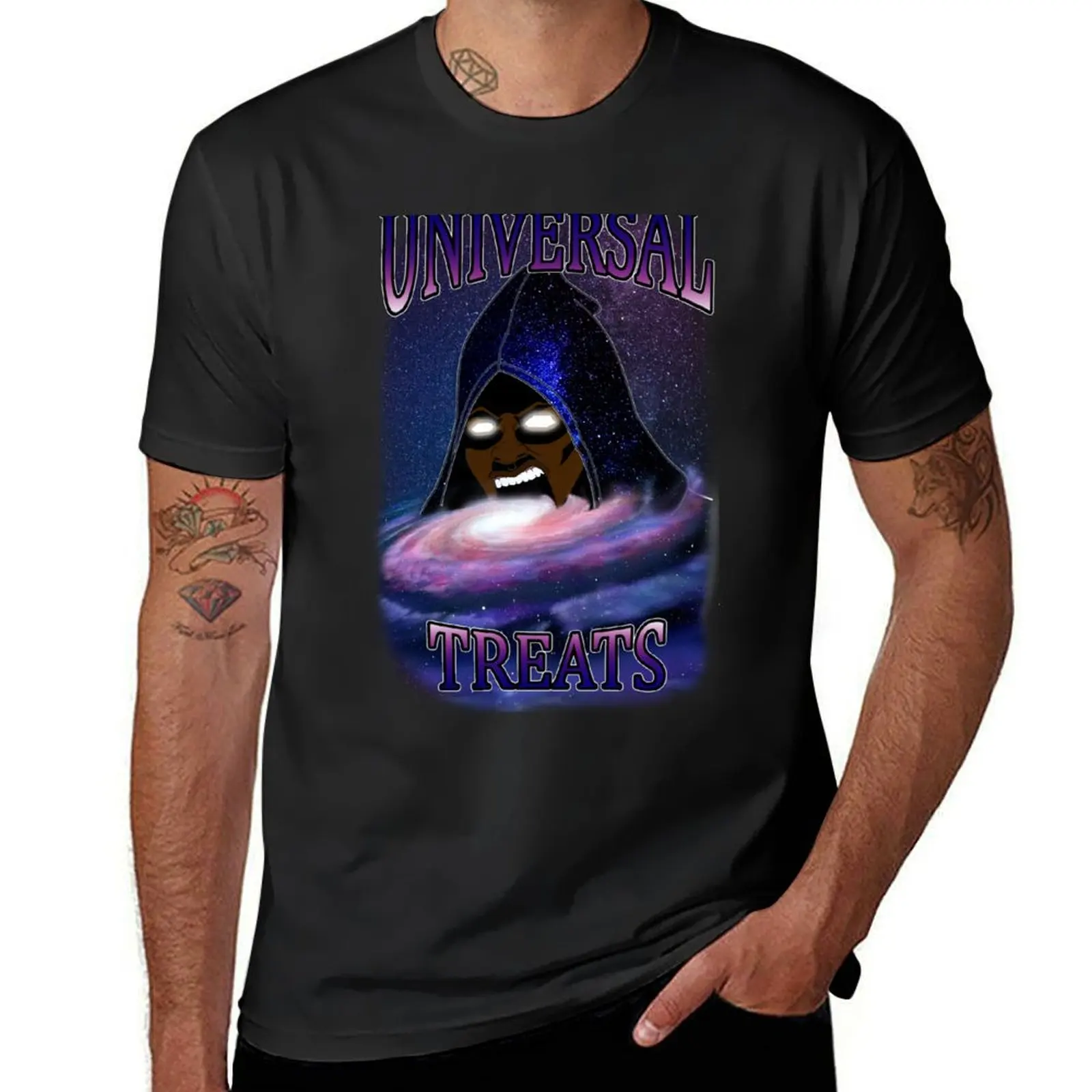 UNIVERSAL TREATS T-Shirt Aesthetic clothing summer tops quick drying mens graphic t-shirts funny