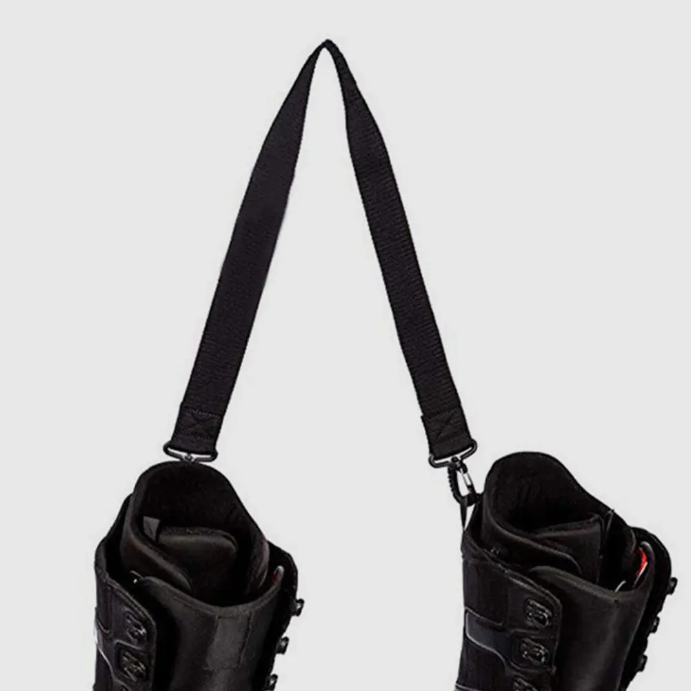

2Pcs Ski Boots Carrying Rope Strong Nylon Webbing Material Lightweight Foldable Shoulder Sling Design for Easy Portability and