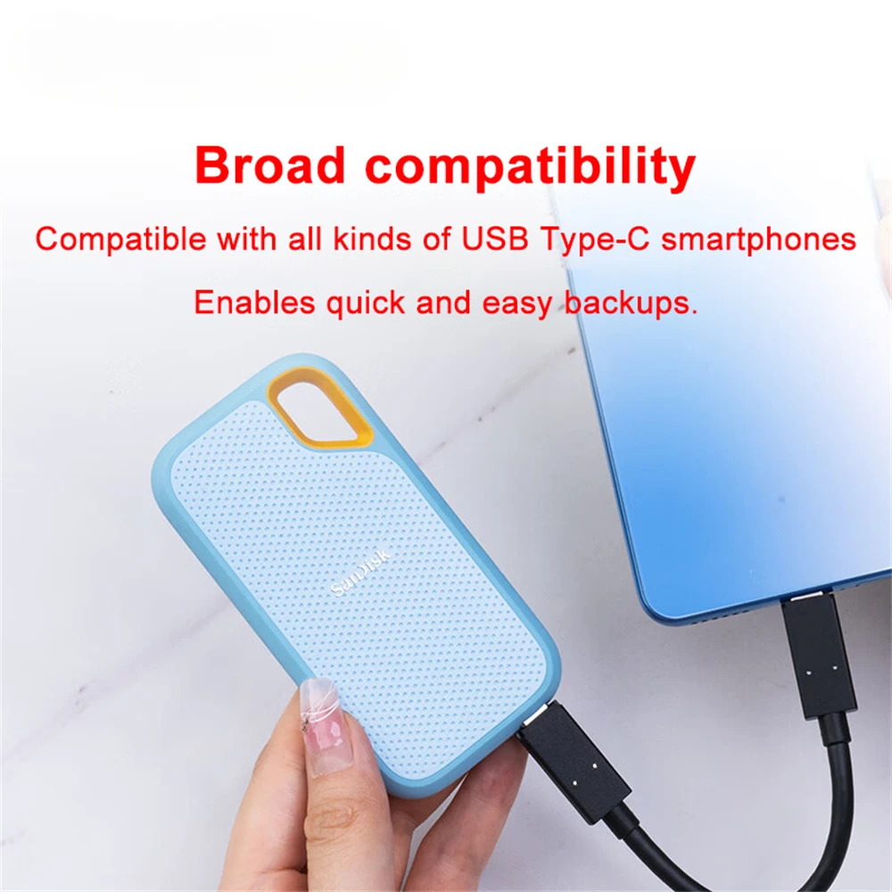 Portable Extreme E61 SSD V2 USB 3.2 Gen2 Type C/A External Solid