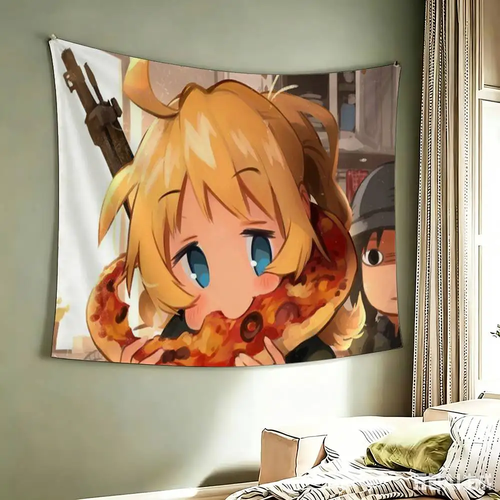 Girls' Last Tour Chito Yuuri Anime   flag Best Price Decoration Outdoor Picnic Party Art Hanging