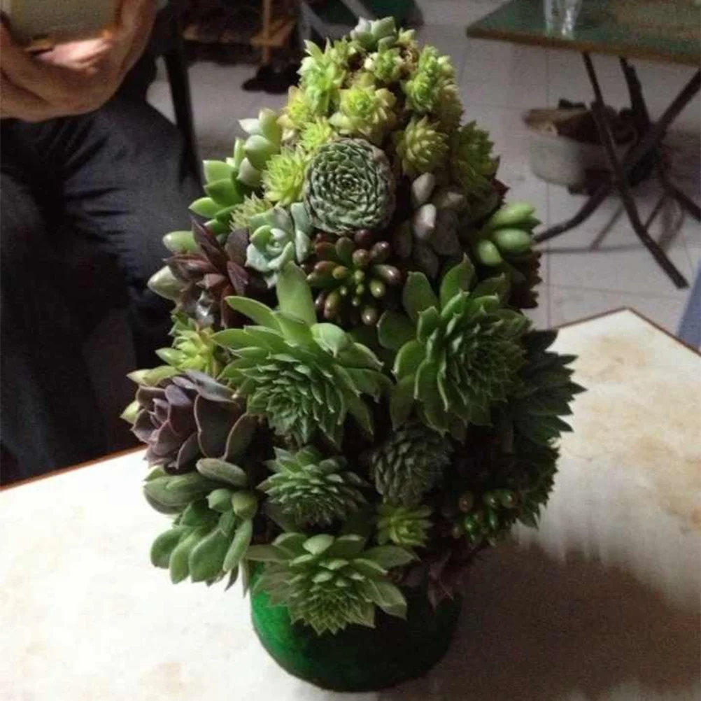 

1Pcs Christmas Tree Decoration Handmade DIY Succulent Planting Vase Flower Arrangement Vase Creative Home Party Decor