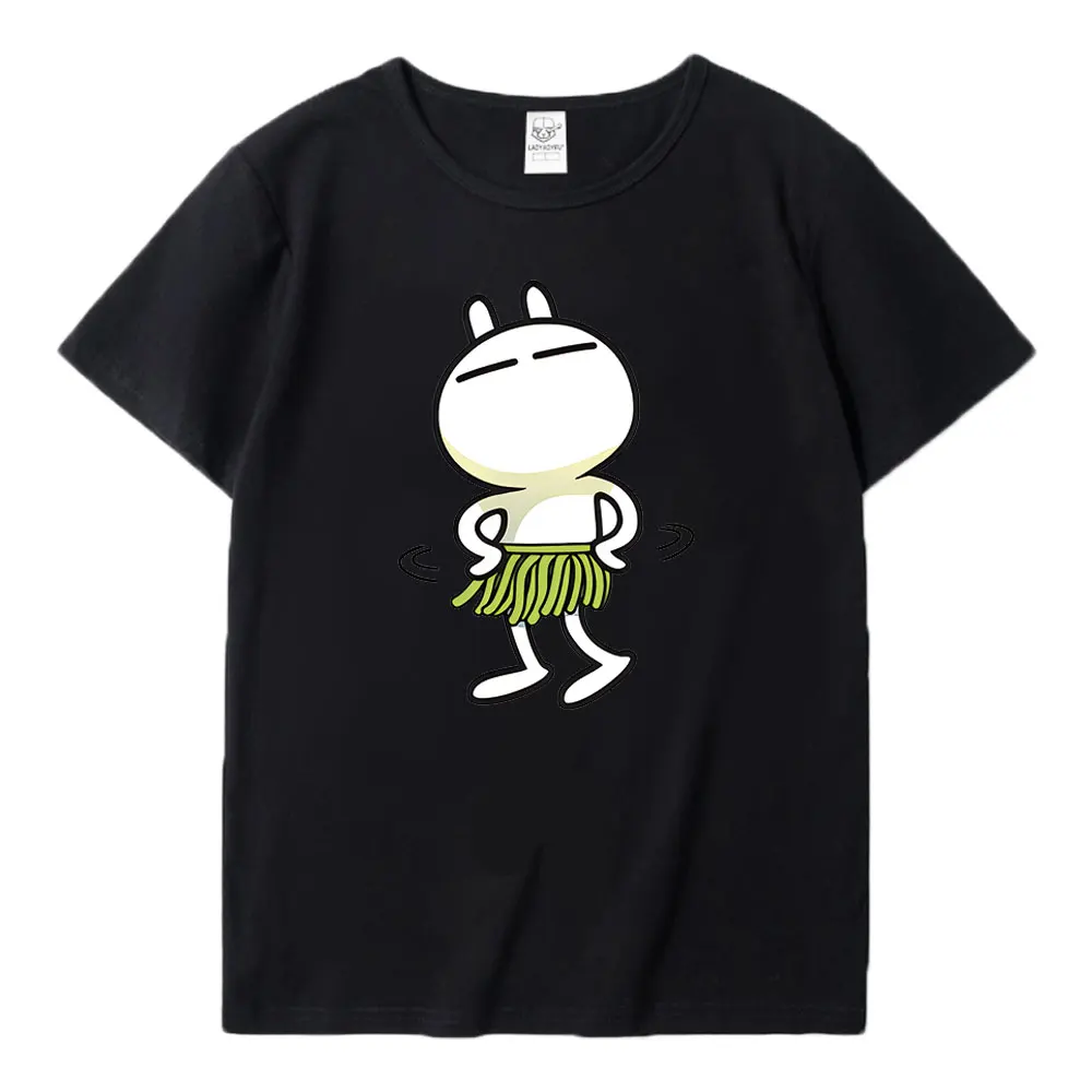 Funny Tuzki Hula T-shirt Tuzki A Basic Piece That Will Last Forever Men Classic T-Shirt Summer Fashion Harajuku Street Tops