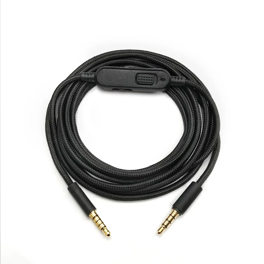 YAYINCC 3.5MM Headset Cable Audio Connection Line with Inline Multi-functional Control for HyperX Cloud Alpha/Mix/SAlphas headse