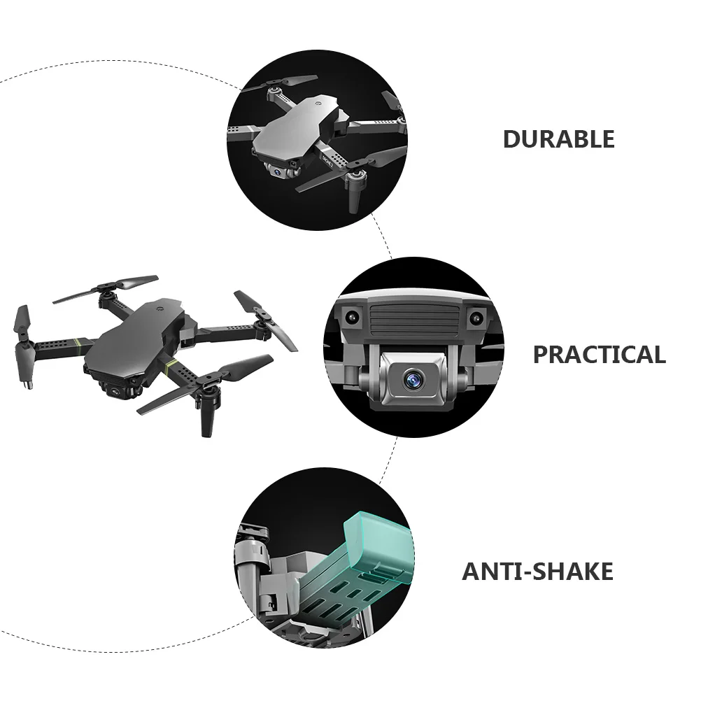 

1Set Long Endurance Professional Foldable Rc Drone 4K Adjustable Camera Aerial Photography Outdoor Quadcopter