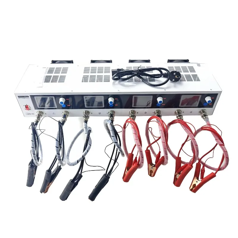 %i。4 Channel Lithium Battery Capacity Tester Cell Analyzer Charge Discharge Integrated Device Grading Balancer#`