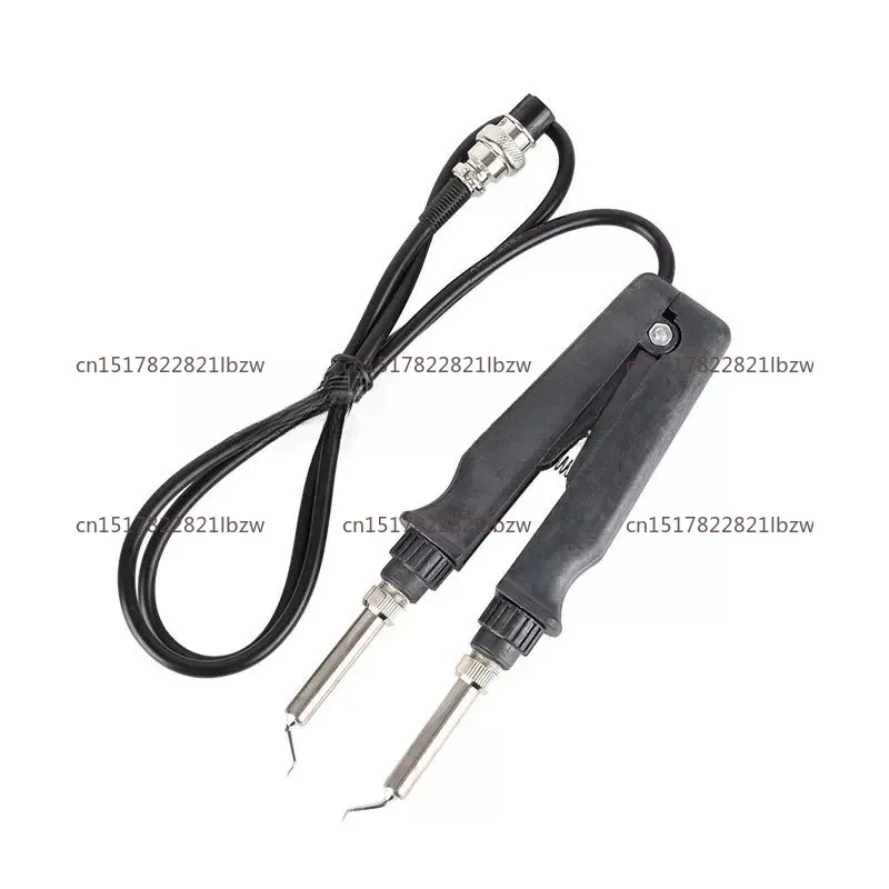902 soldering station double soldering iron handle, electric heating soldering iron clamp tweezers, seven-hole heating pliers