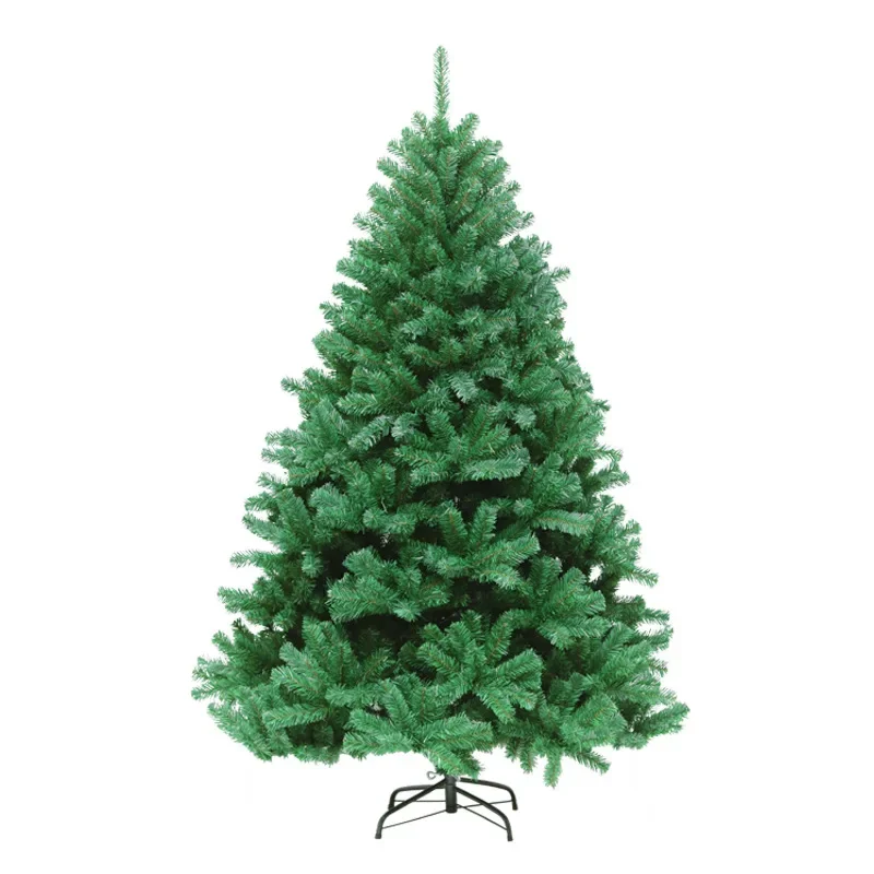 2023 Christmas Tree Decorations Green Thick Artificial Xmas Tree for Hotel and Store Decoration