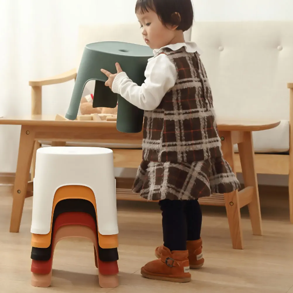 

Small Stool Shoe Changing Baby Toilet Footstool Sitting Low Childrens Step Stools
