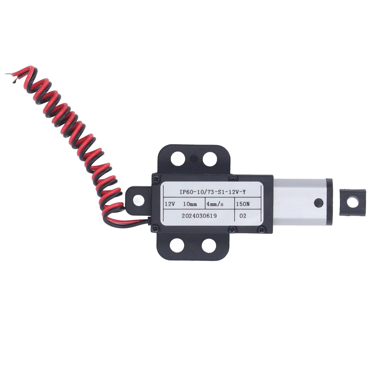 DC12V Linear Actuator 10mm Stroke 150N Thrust Electric Lifting Micro Actuator for Recliner TV Table Lift Platform