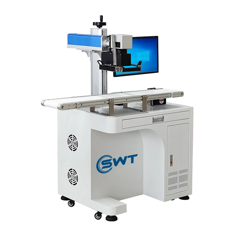 Industrial UV Laser Marking Printing Machine Automatic Visual Positioning System CCD Supports DXF BMP AI Graphic Formats