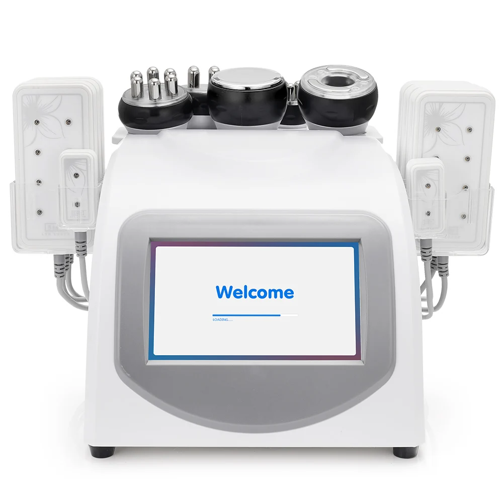

6-in-1 Three Pole Bipolar RF Photon Body Slimming Vacuum Cavitation Machine