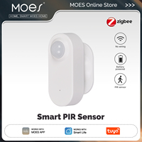 MOES Tuya Zigbee3.0 Smart PIR Motion Detection Sensor Human Body Infrared Scene Linkage Battery Powered Work With Smart Life APP