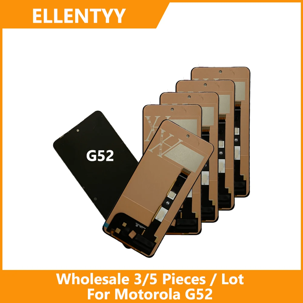 

Wholesale 3/5 pieces / Lot High Quality For Motorola Moto G52 XT2221 Screen Lcd display With Touch Digitizer