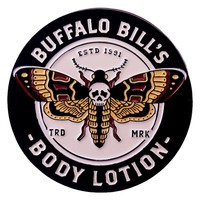 Buffalo Bills Body Lotion Enamel Pins Horror Movie Acherontia lachesis Metal Brooch Badge Fashion Jewellery Accessory Gifts