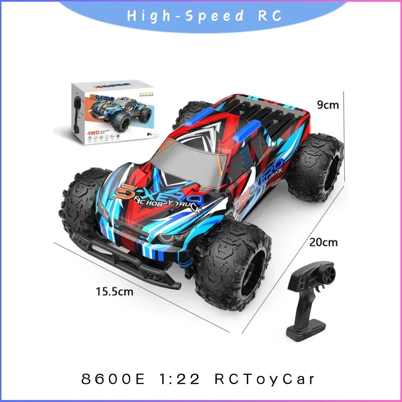 

8600E 1:22 Внедорожный радиоуправляемый автомобиль 4WD, высокоскоростной вездеход 2,4G, 30 км/ч для гонок и соревнований