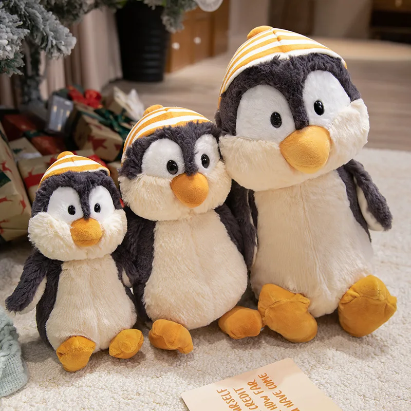 Novo lobo brinquedo de pelúcia sonolento ovelha boneca floresta família muppets sono travesseiro pinguim boneca em roupas das ovelhas presente aniversário