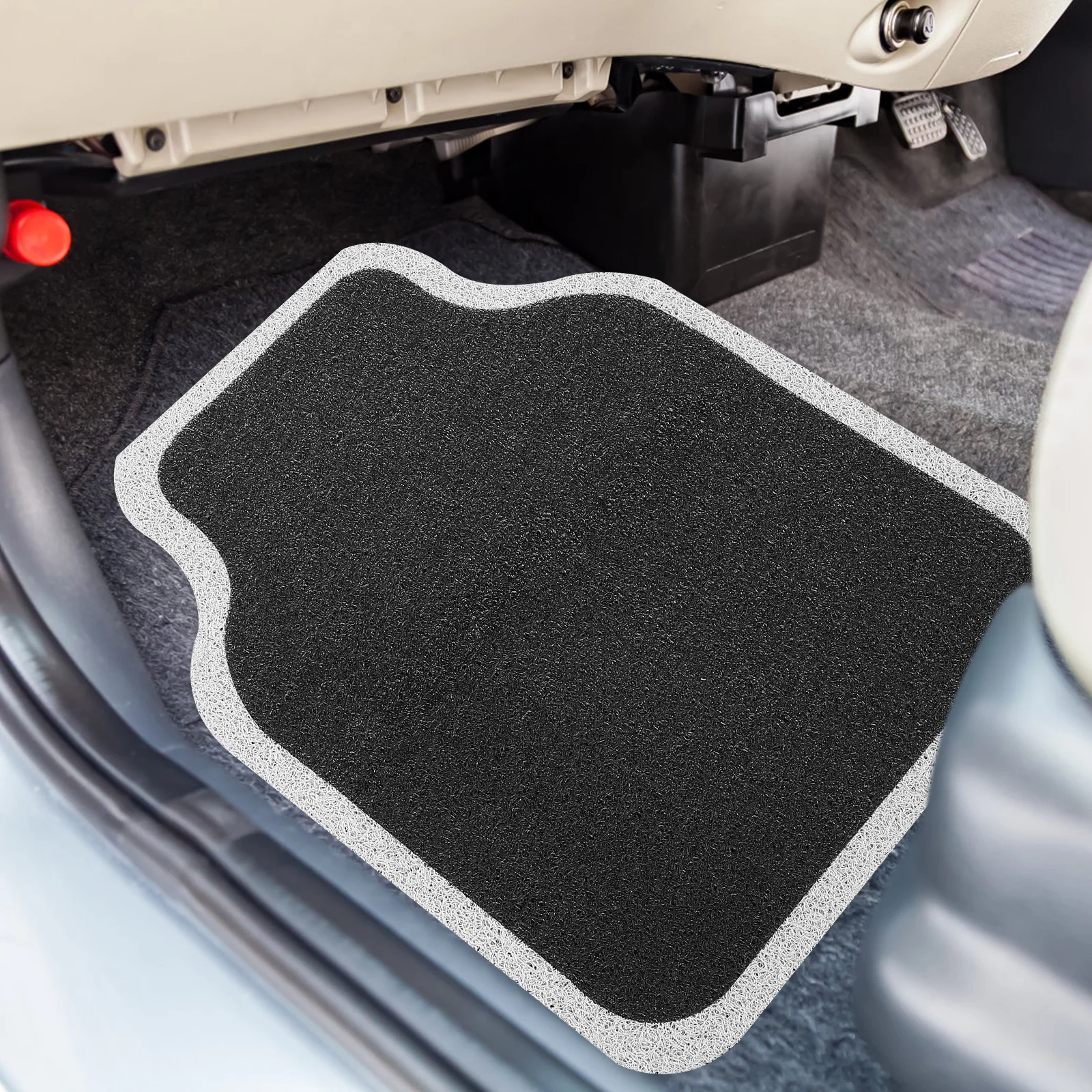 

Anti-Slip Auto Front Universal Fit Durable For Car Suv Easy Clean Vehicle Floor Mat Car Accessories Non-Slip Floor Mat For Auto