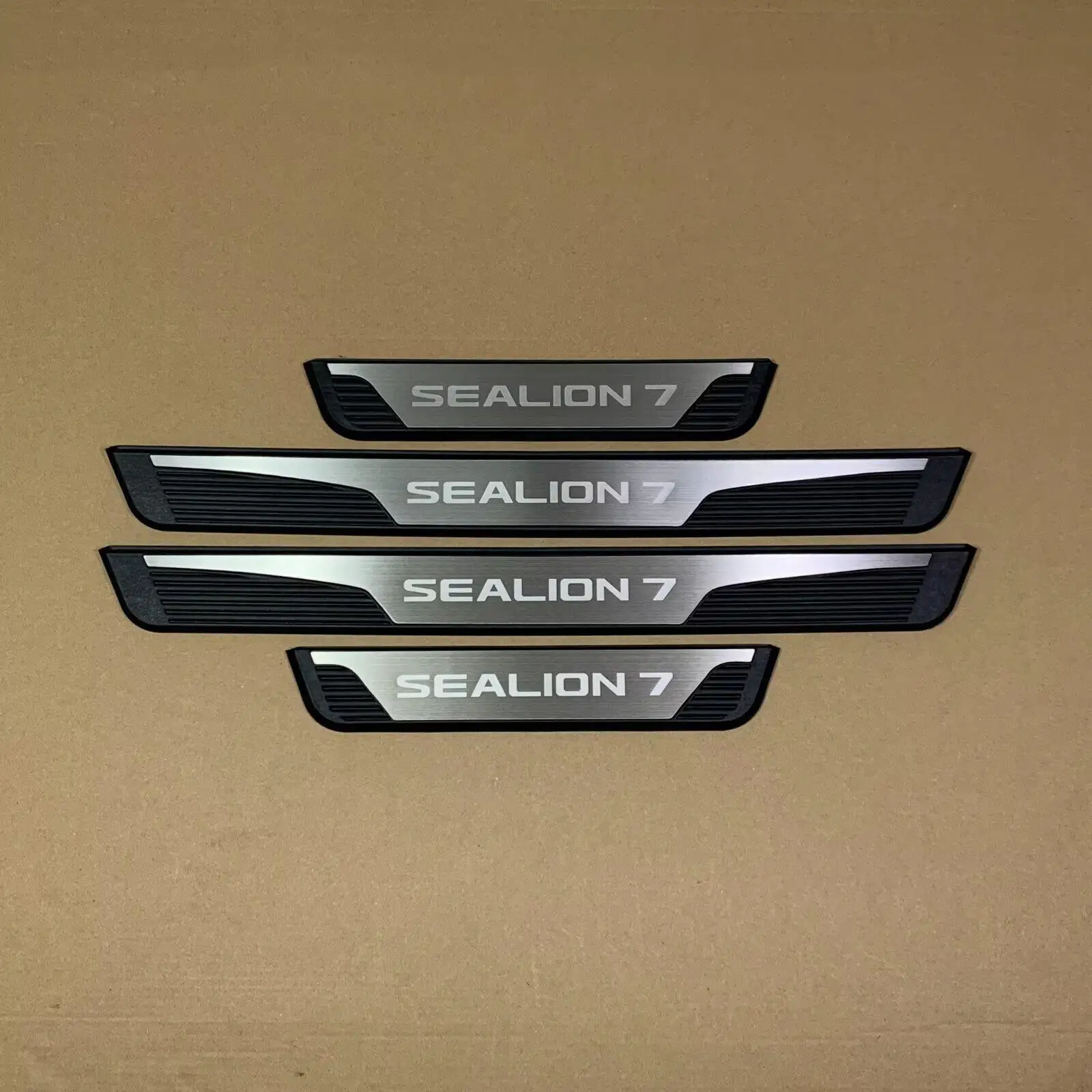 YH QUAN ZHEN For BYD Sealion 7 Sealion7 RWD AWD Car Door Sill Plate Stainless Steel Cover Interior Trim Sticker Auto Accessories