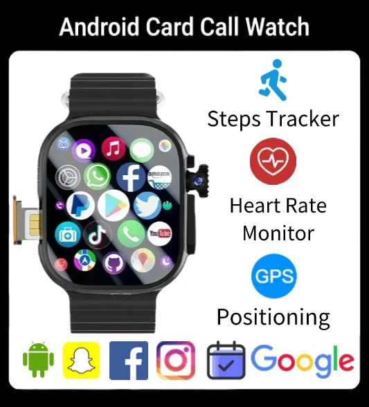

Новейшие умные часы DW100 4G Android, глобальные звонки, разблокировка отпечатков пальцев, 2,29-дюймовый AMOLED-экран, 4G SIM-видеочат, WIFI GPS