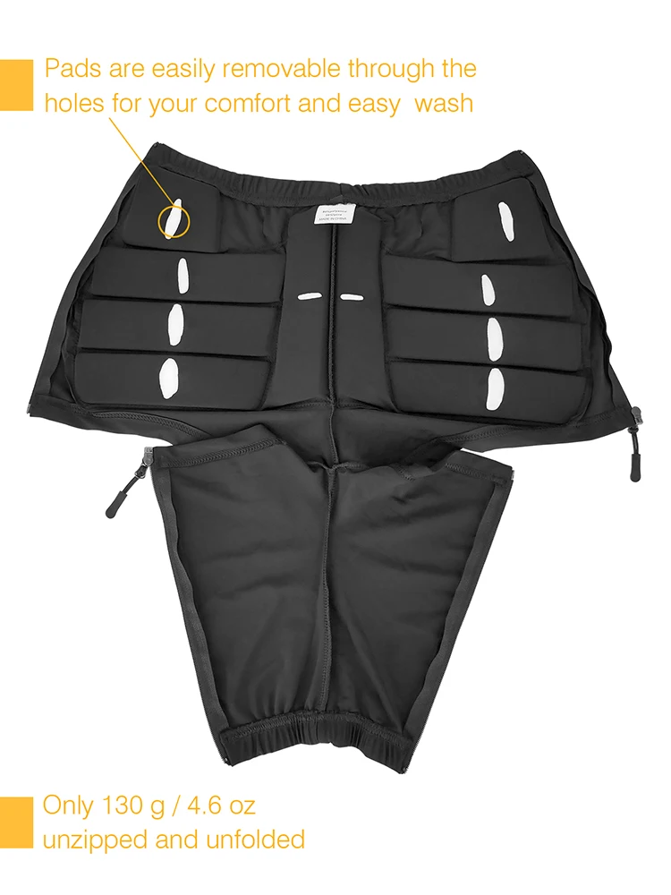 Soared Pantaloncini Imbottiti Con Protezione 3D XPE – Per Sci, Snowboard, Skate, Uomo/donna, Cuscinetti Anca E Coccige