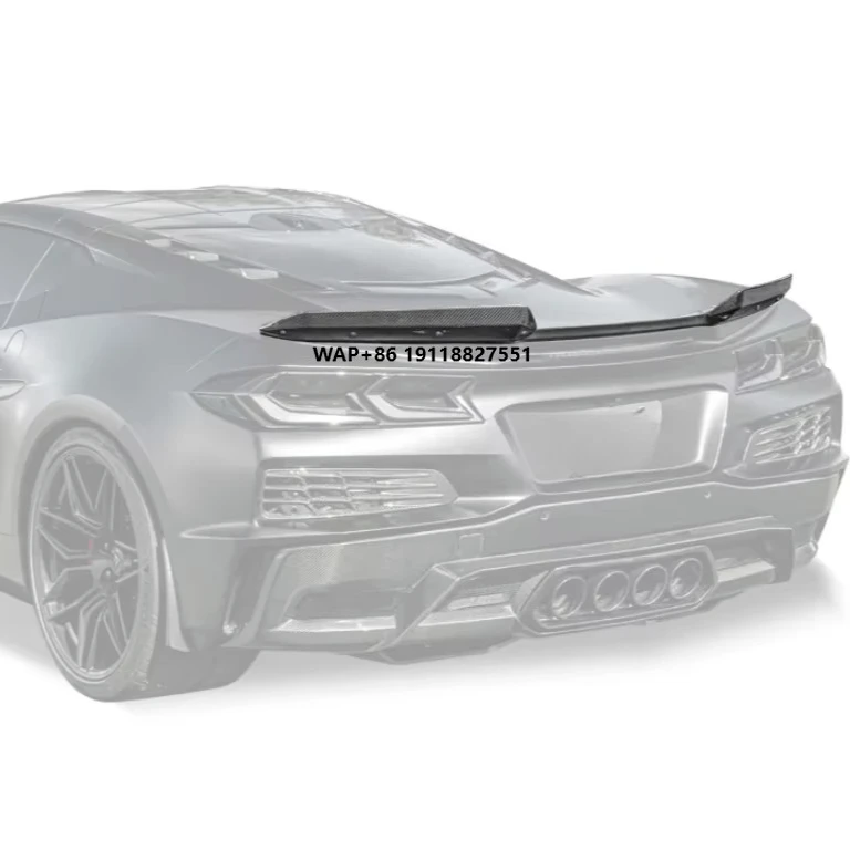 

OE Style Carbon Fiber Rear Spoiler with Wickerbill for Corvette C8 Z06 ERAY 2020-2025