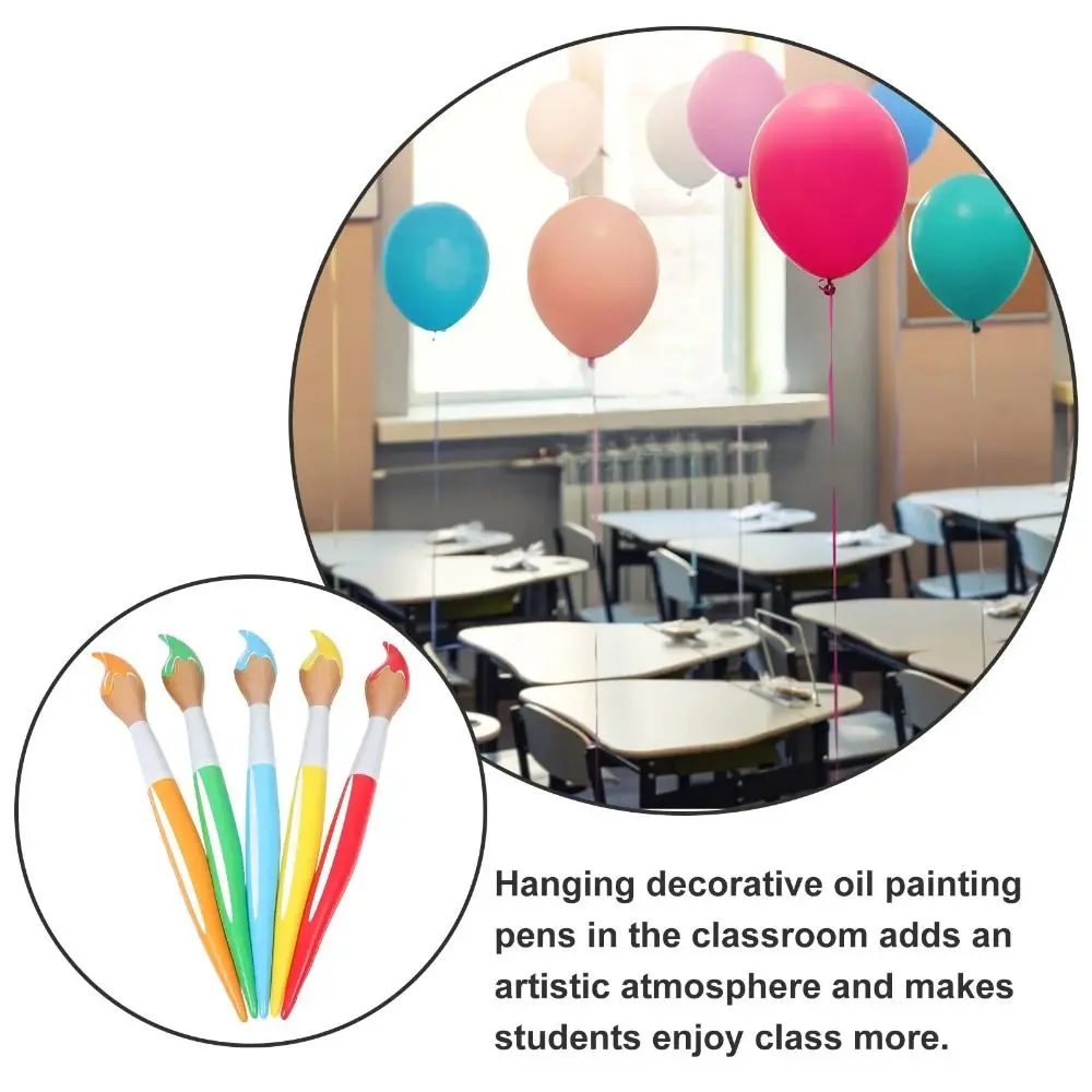 Creative Giant Paint Brush Balloon Large PVC Paintbrush Toy Lightweight Blow Up Art Paint Brushes Graduation Party