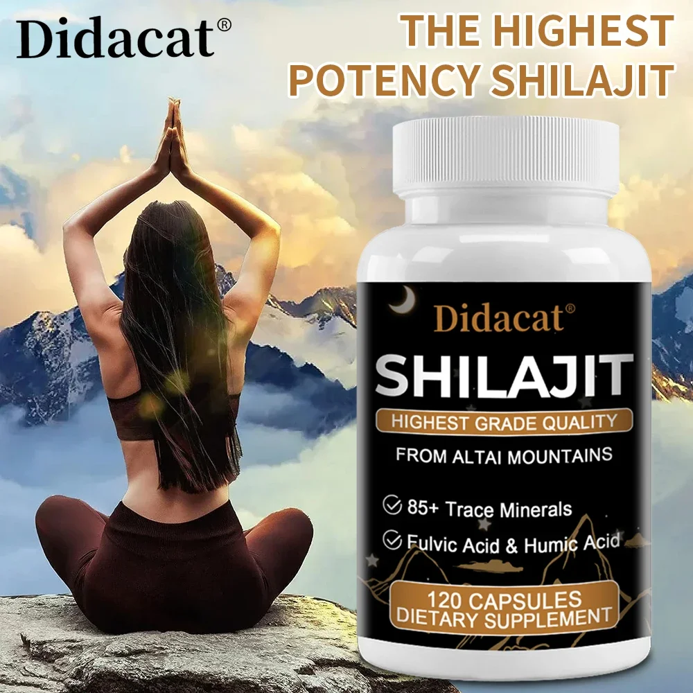 Pure Himalayan Shilajit Resin High Potency Unisex, Provides Energy and Immunity, 85+ Trace Minerals, Fulvic and Humic Acids