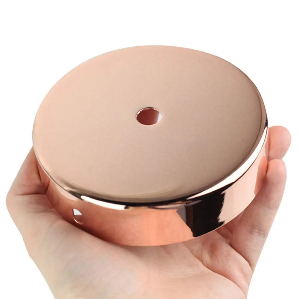 Replacement Ceiling Mount Plate For Pendant Lamp DIY Lighting Hardware Round Canopy Accessory Iron Base Cover