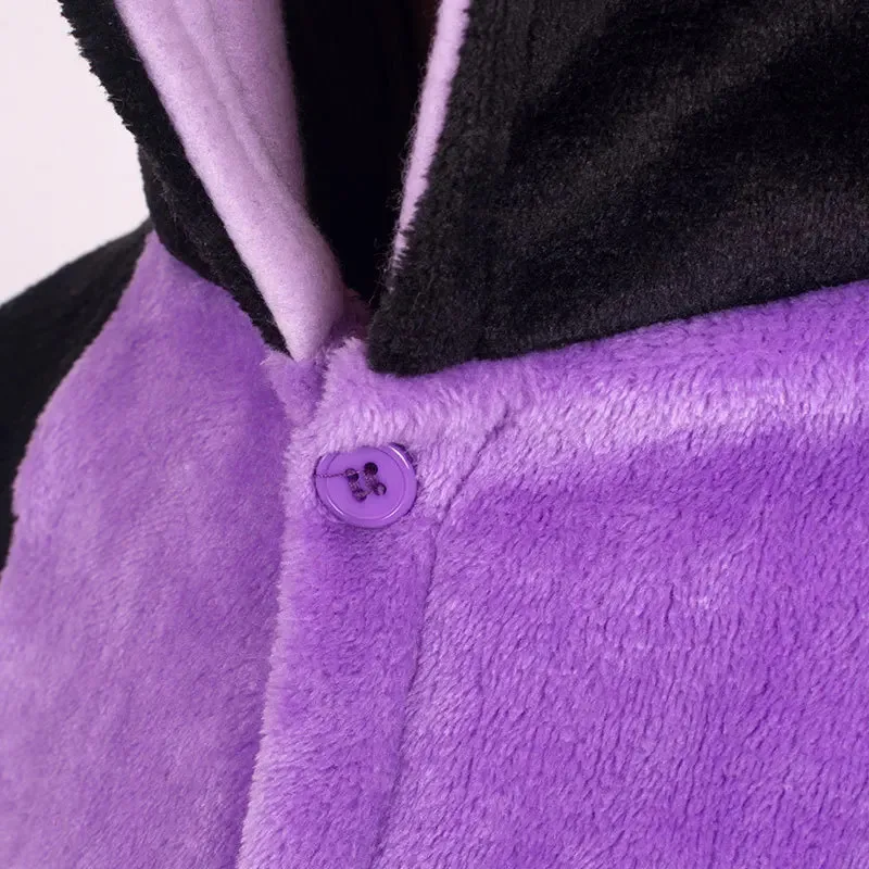 جديد القطة السوداء Kigurumi نيسيي الحيوان هالوين زي الشتاء الفانيلا أفخم قطعة واحدة منامة تأثيري بذلة للنساء والرجال