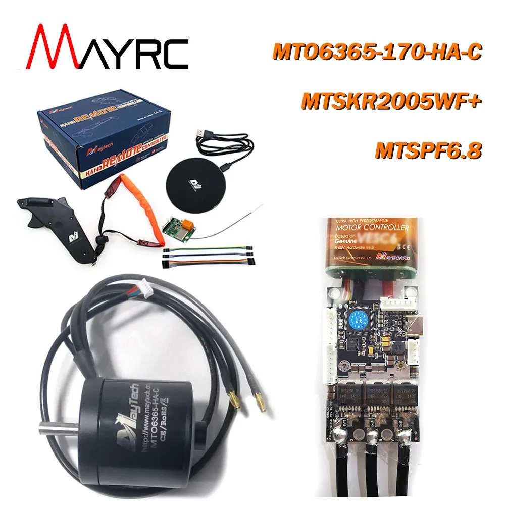 

MAYRC 90KV 170KV 190KV Hall Brushless Sensored Engine 50A VESCTOOL Speed Controller 2.4GHz Waterproof Remote Control for E-skate