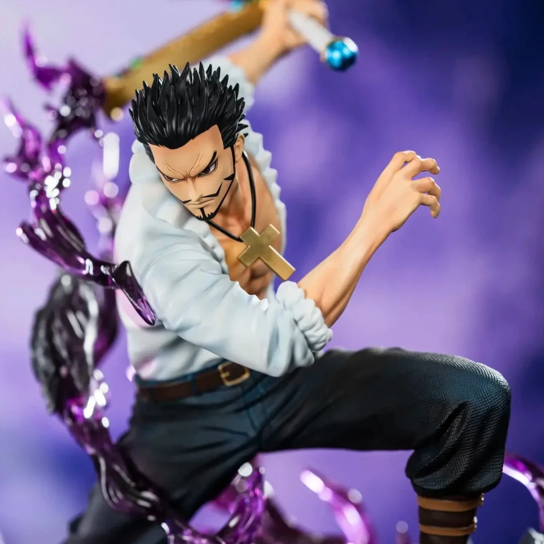 One Piece Tianhui Hawkeye Mihoc GK Garage Kit Collectible Action Figure - Desktop Ornament Model Gift for Anime Fans