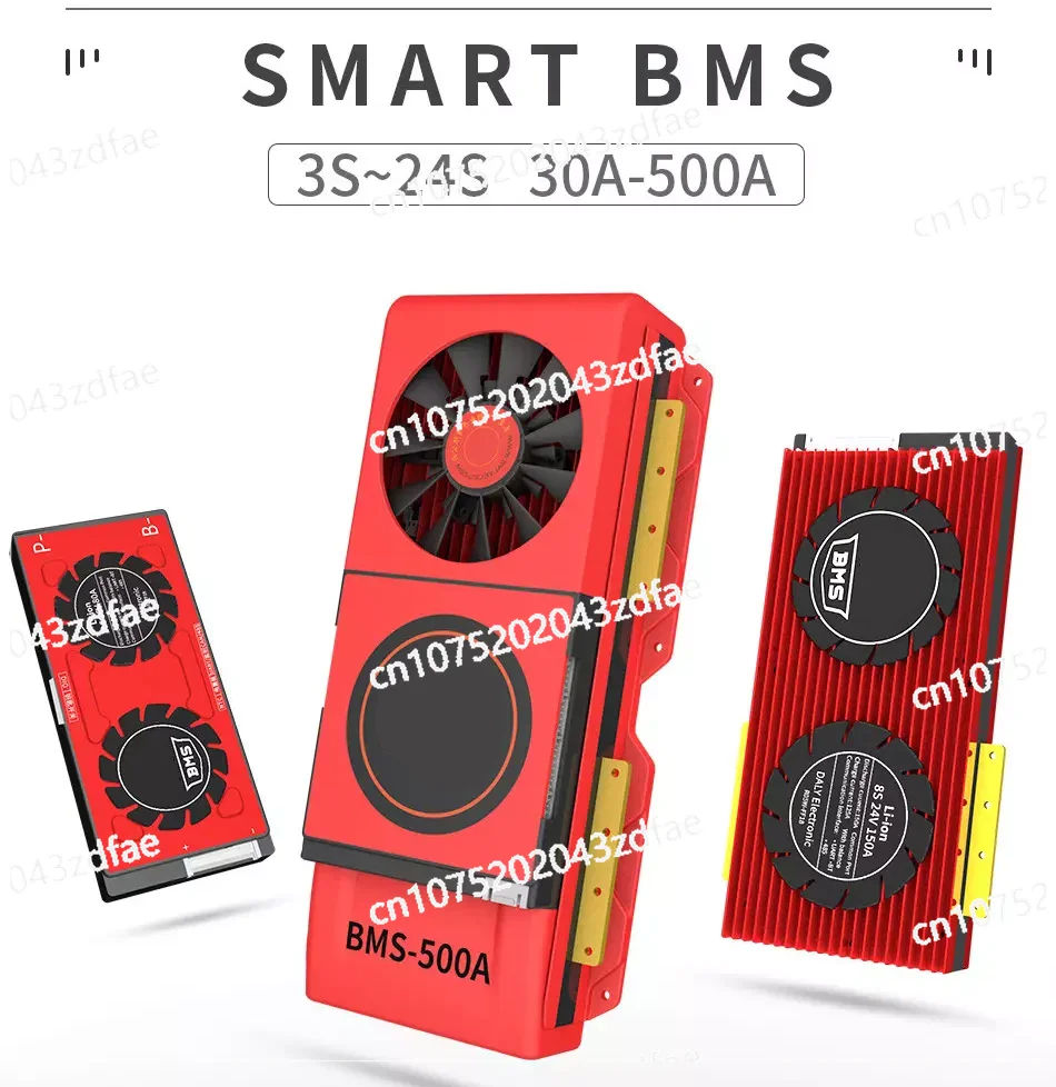 Daly 13s 14s 15s 16s 24S 32s 30s 48v 96V Lithium battery bms board 100a 200a 250a smart bms 100amp 12v 24v smart bms lifepo4