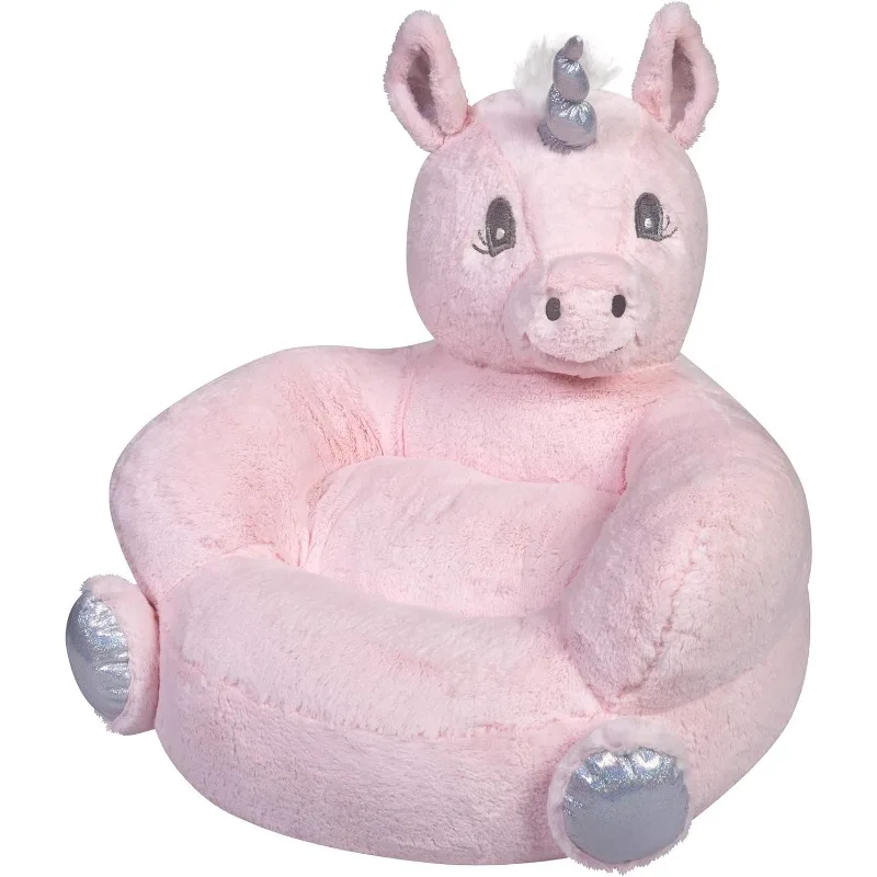 

Pink Unicorn Toddler Chair Plush Character Kids Chair Comfy Furniture Pillow Chair for Boys and Girls, 21 x 19 x 19 inches