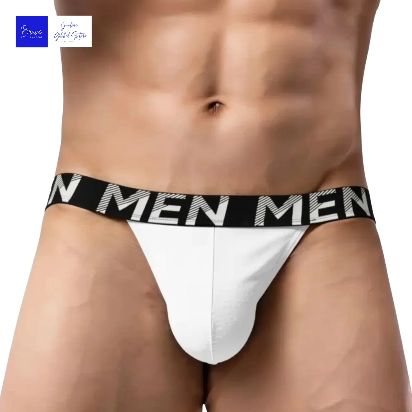 

Men's Letter Waistband Athletic Thong | Ice Silk Low-Rise Bikini Briefs | Moisture-Wicking Gym Underwear for Bodybuilders