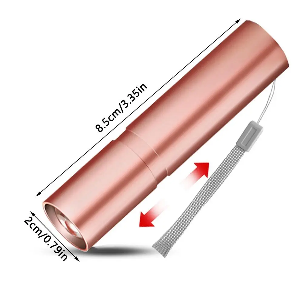 New Multi-Functional Portable Searchlight LED Flashlight USB Rechargeable Light Strong Lights