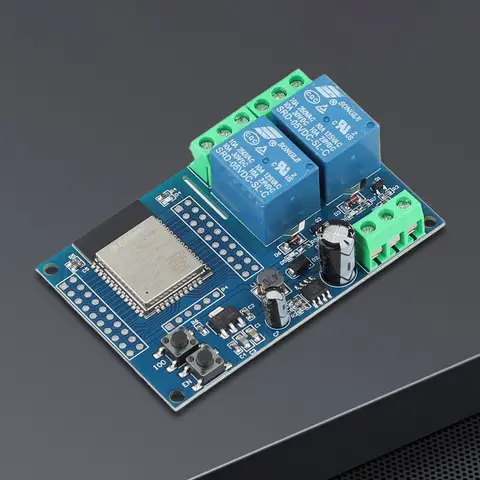 ESP32 WIFI Bluetooth-kompatibel BLE-relämodul 1/2/8-kanalig strömförsörjningsmodul sekundärt utvecklingskort 10 best sales ESP-relä - №3