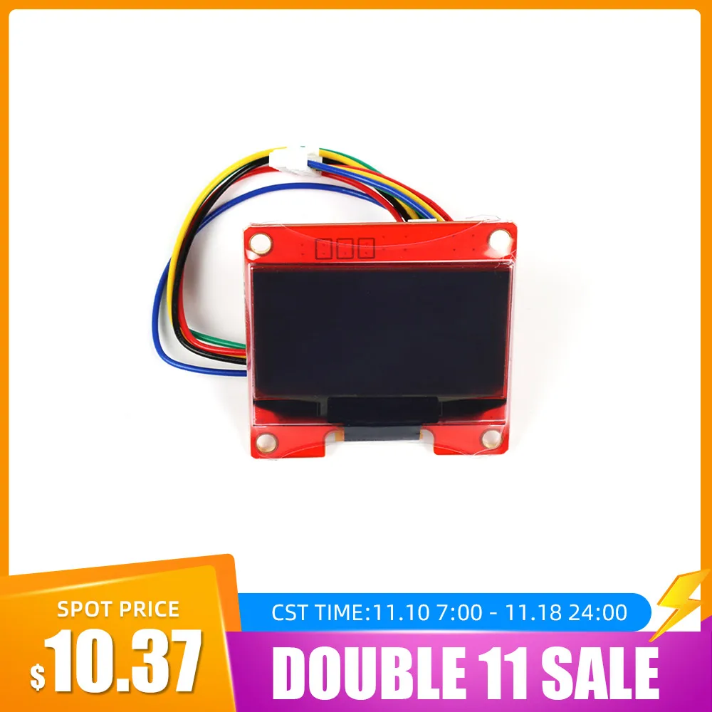 Accessorio MAXKGO BMS 0.96 Display OLED da 1.3 pollici 12864 schermo porta seriale IIC compatibile con SSD I2C per batteria al litio agli ioni di litio