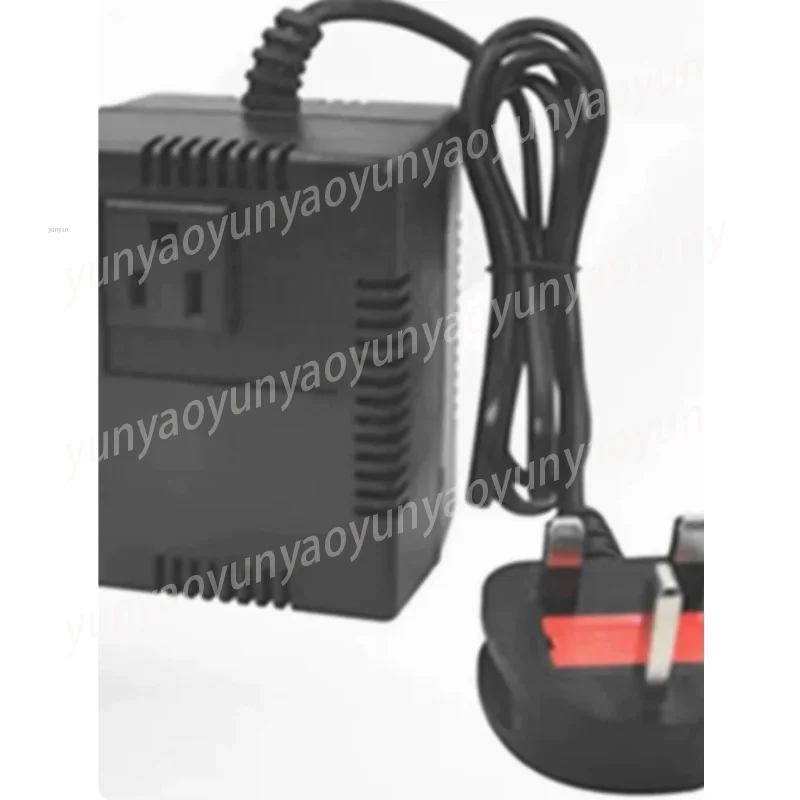 220V to 110V Step Down Transformer, 200W Pure Copper Voltage Converter with UK Socket for 110V Devices