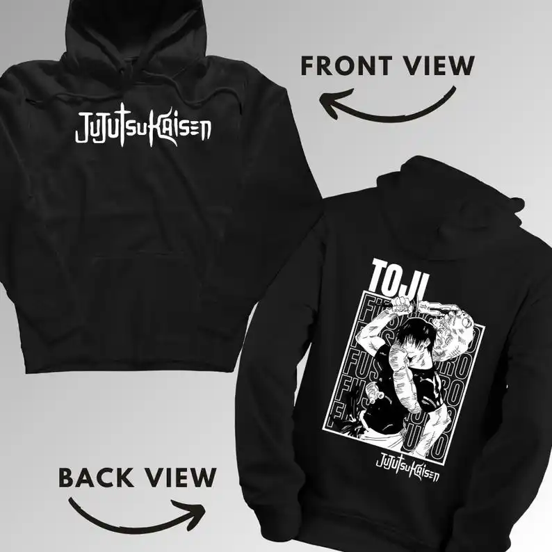 

Toji Fushiguro Jujutsu Kaisen Hoodie Anime Sweatshirt Trendy Manga Clothing JJK Merchandise Unisex Casual Wear