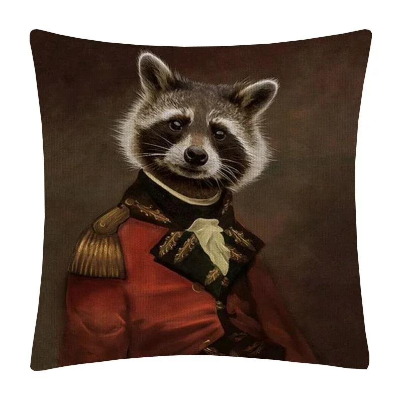 Nordic Art Decorative Pillowcase Fashion Animal Deer Rabbit Print Cushion Covers Soft Pillow Covers Sofa Home Decor