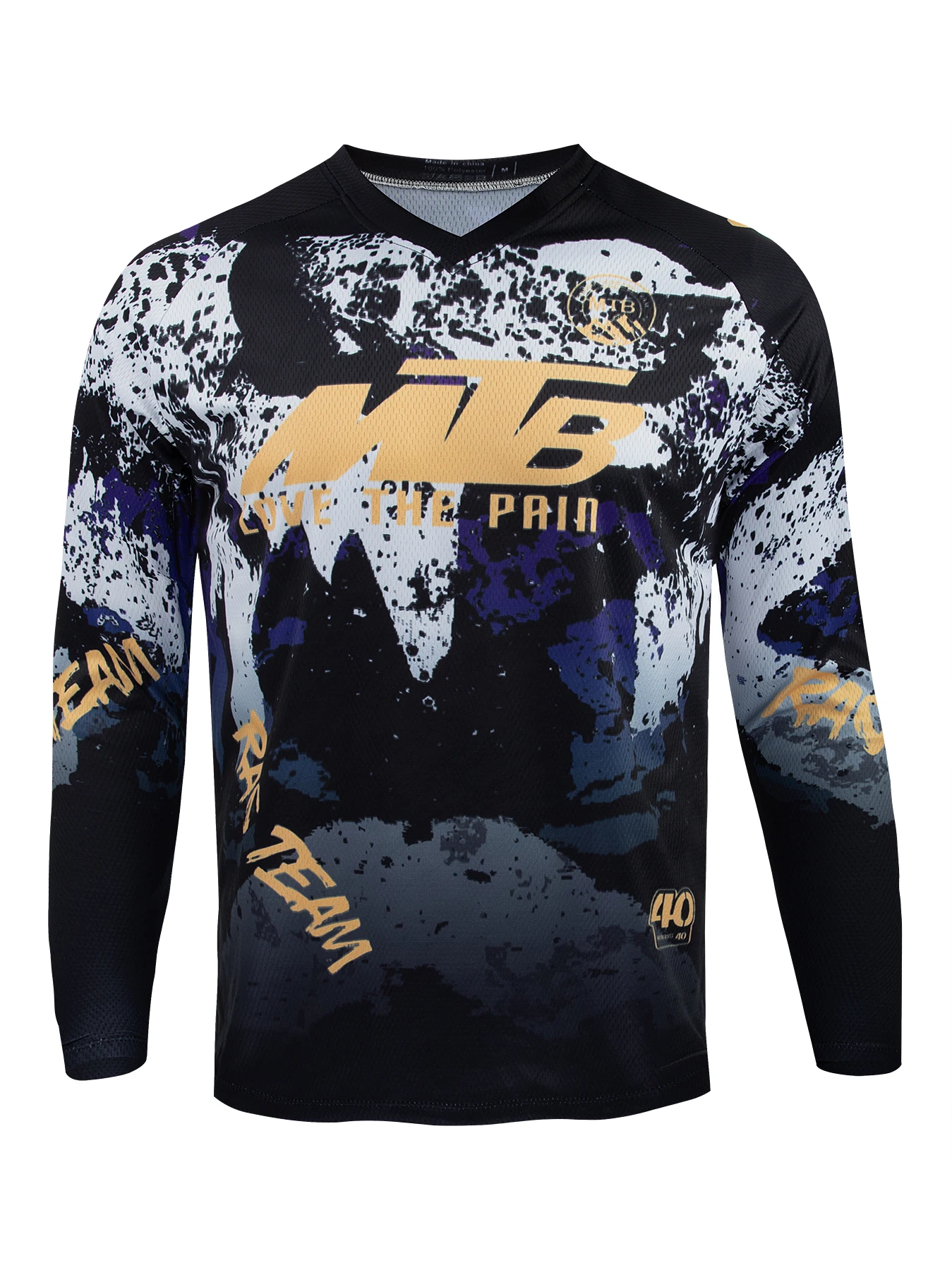 

Командная футболка для MTB, спортивный костюм для активного отдыха, костюм для скоростного спуска на мотоцикле, быстросохнущая дышащая футболка с длинным рукавом для горного велоспорта