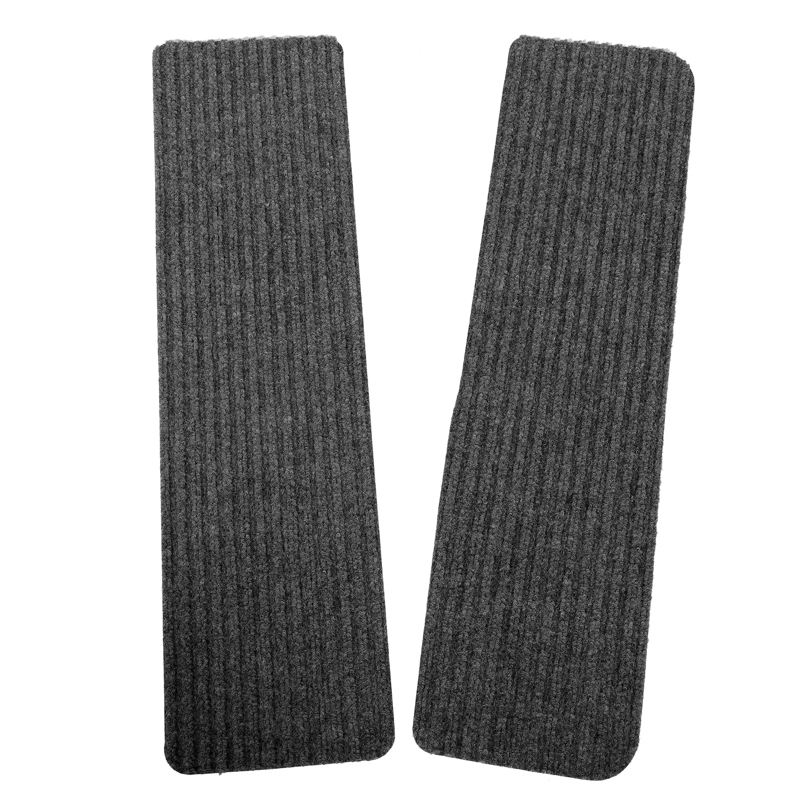 

2Pcs Self-Adhesive Stair Mats Polyester Non-Skid Household Step Pads Washable Thick Stair Treads Carpets Noise Reduction