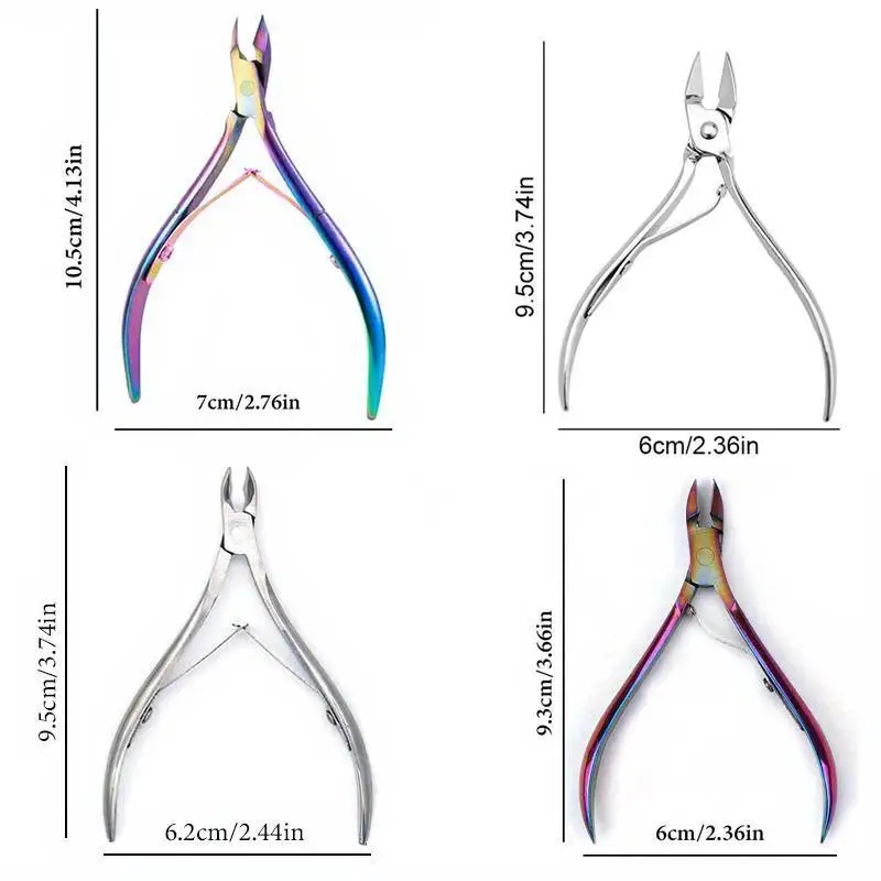 10Pcs Nail Set Art Sand Files Buffer Sponge Block Brush Nail Scissors Kit With Cuticle Nipper Manicure Set UV Gel Polish Tools