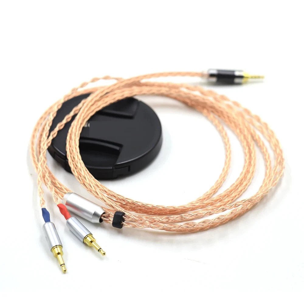 

8 Core Copper 2x2.5mm Plug For Headphone Upgrade Cable for Sonus Faber PRYMA Sivga Oriole SV021 1MORE H1707 Monolith M1060C
