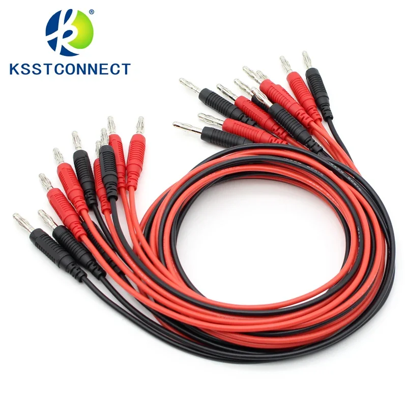 TL200 Wysokiej jakości elastyczny przewód silikonowy 16AWG z wtyczką bananową 4 mm Przewód testowy