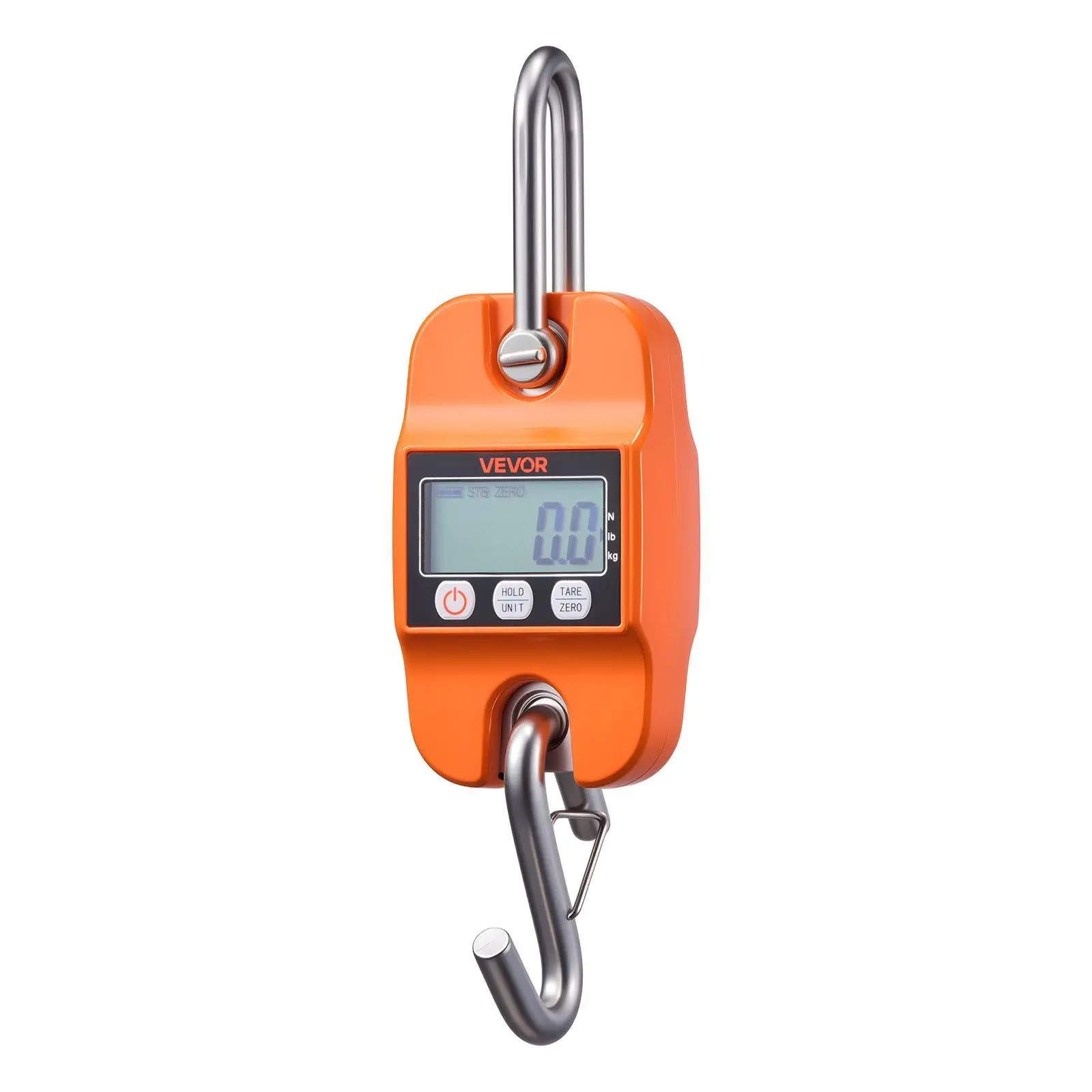 

Digital Crane Scale, 880 lbs/400 kg Max Capacity, Handheld Hanging Scale with Cast Aluminum Case & LCD Display, 0.2 lbs