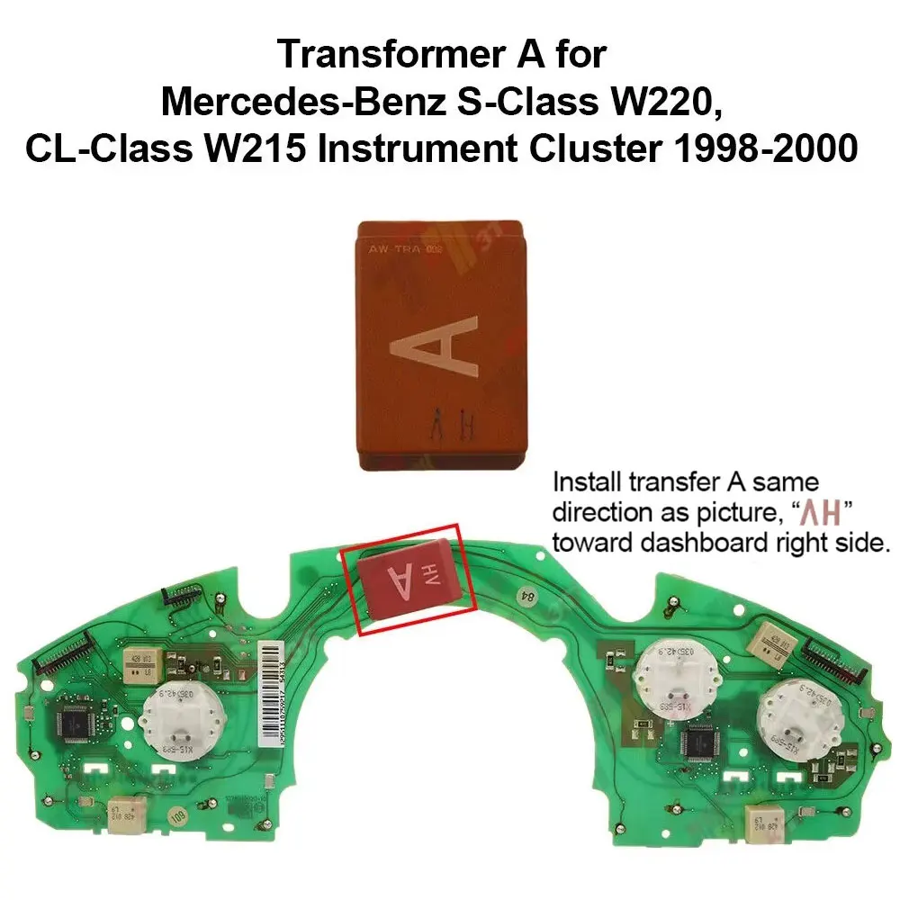 Transformer A for Mercedes-Benz S-Class W220, CL-Class W215 Instrument Cluster