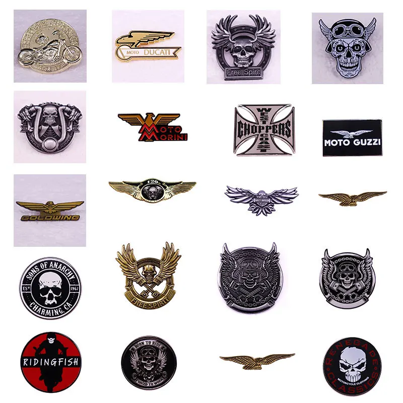 

Exquisite motorcycle badge and motorcycle enthusiast pin Denim Jacket Backpack Pin Decoration